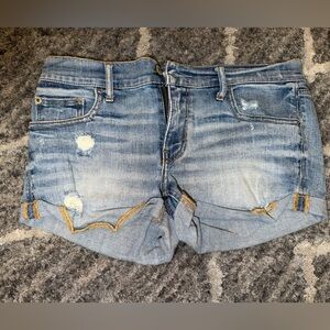 Abercrombie & Fitch Blue Denim Shorts